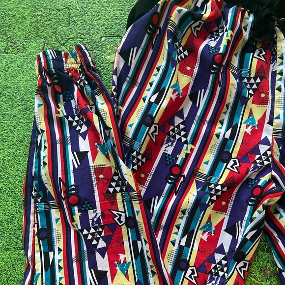 Printed elastic ankle pants M - Picture 6 of 6